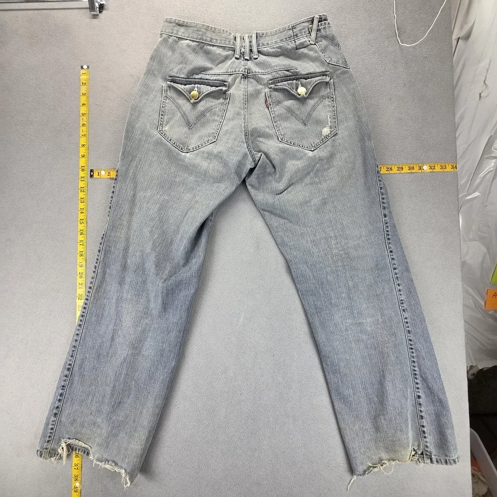 Levis Engineered Jeans Mens Blue Light Wash Relaxed Straight Fits‎ 30X32